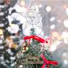 Glitter Metal Star Christmas Tree Topper Christmas Star Tree Topper Tree Topper for Christmas Farmhouse Rustic Tree Topper for Christmas Tree Ornaments Indoor Party Home Decoration 12"(Silver) view 2