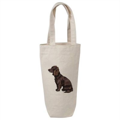 Azeeda 'Sprocker Spaniel' Cotton Wine Bottle Gift/Travel Bag (BL00021170)