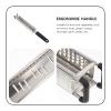 1pc Multi-functional Stainless Steel Grater for Ginger Cheese Vegetables Ergonomic Non- Handle Lightweight Design Easy to Clean for Kitchen Outdoor Use view 3