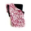 Plutus White Berry Snow Chinchilla Faux Fur Luxury Throw Blanket 96in x 110in view 1