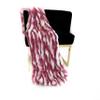 Plutus White Berry Snow Chinchilla Faux Fur Luxury Throw Blanket 96in x 110in view 3