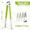 4Pcs Stainless Steel Kitchen Tongs for Cooking - 10" Metal Food Tongs With Non-Slip Comfort Grip, Non-Stick, High Heat Resistant for BBQ, Grilling and Serving view 3