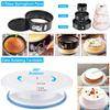 390PCS Cake Decorating Supplies Kit, Baking Tools Set for Cakes  3 Packs Springform Cake Pans Cake Rotating Turntable 48 Numbered Piping Icing Tips 4 Russian Nozzles 9 Fondant Tools for Beginners view 2