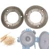 2PCS Grinding Sheets Milling Sheets for 3000W 110V Electric Grain Mill Heavy Duty Commercial Grain Grinder Machine Feed Grain Mills Grain Dry Feed Flour Mills Cereals Grinder Rice Corn Grain Wheat view 1