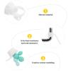 6pcs Silicone Straw Tip Cover Reusable Drinking Straw Tips Lids Straw Plugs Cartoon Cactus Drinking Cap for Home Kitchen Party Accessories view 2