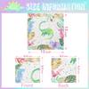 Girls Dinosaur Party Plates and Napkins - Pink Dinosaur Birthday Party Supplies (Serves 20) view 3