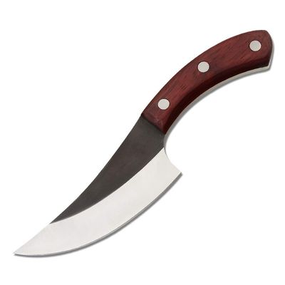 Boning Knife, Butcher Kitchen Chef Knife Sheath Leather Cover 6.5'' Inch Slaughter Damascus Laser Pattern Cooking Hunting Knife Tools BY ZZYY (Color : F.)