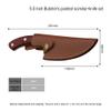 Boning Knife, Butcher Kitchen Chef Knife Sheath Leather Cover 6.5'' Inch Slaughter Damascus Laser Pattern Cooking Hunting Knife Tools BY ZZYY (Color : F.) view 2
