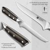 Boning Knife, 6" inch Kitchen Boning Knife Ebony Very Sharp Butcher Knife Stainless Steel Bone Meat Fruit Vegetables Fish Chef Knife BY ZZYY (Color : With Leather Sheath) view 4