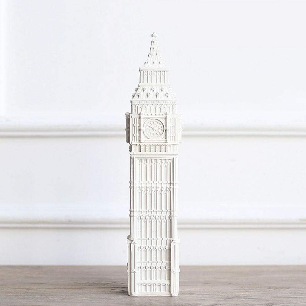 Christmas Ornaments St Paul Cathedral Home Decoration Sculpture Resin Crafts White Figurines Building Model