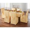 BrylaneHome Damask Set of 2 Chair Covers - Gold view 2