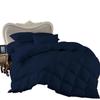 7 Piece Bed-in-A-Bag Comforter & Sheet Set 21" Deep Pocket, 100% Egyptian Cotton Oversized Super King Size, Navy, Sets Include - 1Comforter, 1Flat Sheet,1Fitted Sheet, 2Pillowcase & 2Pillowsham view 4