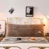 Bed Backrest Pillow Headboard, Body Pillow for Reading in Bed, Wedge Pillow for Back, Reading Bolster Lumbar Cushion, Ultra Soft Fluffy Cover, for Bedroom Bay Window view 3