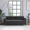Home Square 2 Piece Fabric Upholstery Sofa Set in Heather Gray view 2