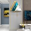 Clock Gold Wall Clock for Living Room Decor, DIY Wall Clocks with Pendulum, Wall Clock 3D for Bedroom Kitchen Office Home, Silent Non Ticking view 2