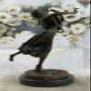 Art Nouveau Hot Cast Handcrafted Gypsy Dancer Bronze Masterpiece Gorgeous Statue view 4