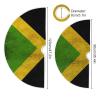 Jamaica Jamaican Flag Christmas Tree Skirt 47 Inch Christmas Holiday Party Decoration view 3