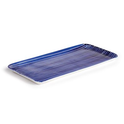 Napa Home & Garden Barclay Butera Lido Tray Large Blue/White
