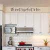 Mesllings The Secret Ingredient is Love Wall Art Decor - 50 inches Stickers Quotes Decal Inspirational DIY Modern Couples Quote Sticker for Living Room Bedroom Home Decor, 132222 view 1
