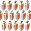 Organic Real Bar Medium Reusable Weather Proof Compact Grocery Bags Multi-Color 1 - 150 Bags (15)) view 1