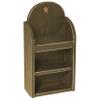 Farmhouse Rounded Magazine Rack, Olive Green view 1
