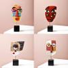 4 PCS - Handcrafted Statues Resin Abstract Sculpture for Home Decor Modern,African Art Tribal Figurines Decorations Items Accents Influencer Picks for Bookshelf,TV Stand,Living Room,Nightstand view 1