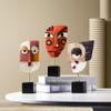 4 PCS - Handcrafted Statues Resin Abstract Sculpture for Home Decor Modern,African Art Tribal Figurines Decorations Items Accents Influencer Picks for Bookshelf,TV Stand,Living Room,Nightstand view 3