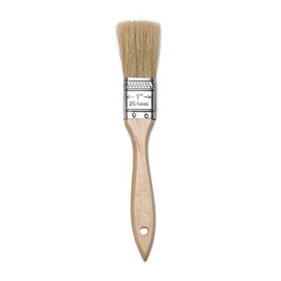 Pastry Brush with Natural Boar Bristle - Basting Oil Brush with Hardwood Handles Great for Kitchen Oil Marinade Grill BBQ Sauce Baster Cooking Baking Brush for Spreading Butter (24, 1 1/2 Inch)