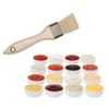 Pastry Brush with Natural Boar Bristle - Basting Oil Brush with Hardwood Handles Great for Kitchen Oil Marinade Grill BBQ Sauce Baster Cooking Baking Brush for Spreading Butter (24, 1 1/2 Inch) view 4