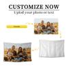 BLINGPAINTING custom tapestry personalized tapestry custom backdrop custom wedding backdrop custom wall handing (104''WX88''L) view 2