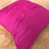 lovemyfabric Crinkle Taffeta Crushed Style Decorative Throw Pillow Cushion Cover/Home Dcor, Bedroom, Sofa, Kitchen, Classroom, Living Room, Interior Design (24" x 24", Fuchsia) view 3