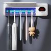 HouseGem Toothbrush Holder, Timer Function, 2000mAh Rechargeable Cordless Wall-Mounted Bathroom (White) view 1