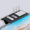 1PC Adjustable TV-Screen Top Storage Shelf Rack, Computer Monitor Desktop Stand TMP1105 (Color : Wave Black) view 3