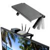 1PC Adjustable TV-Screen Top Storage Shelf Rack, Computer Monitor Desktop Stand TMP1105 (Color : Wave Black) view 4
