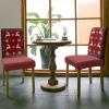 4Pcs Christmas Dining Chair Covers Protector Stretch Removable Washable Seat Cushion Slipcover, Elks Winter Snowflake Seat Cover Spandex for Dining Room Restaurant Hotel Classic Red Green Grid Border view 3