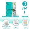 50pcs 1 Gallon Mylar Bags for Food Storage with Oxygen Absorbers 400CC (6 Packs of 10pcs) and Labels, 10 Mil 10"x14" Zipper Pouches Resealable and Heat Sealable for Long Term Food Storage (50 Bags) view 2