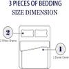 QSJSQTN Duvet Cover Set Full Size White Roller Coaster Bedding 3 Pieces Set with Zipper Closure, Soft Microfiber Comforter Cover Full 80 inches x90 inches with 2 Pillow Case 20 inches x26 inches view 2