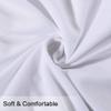 QSJSQTN Duvet Cover Set Full Size White Roller Coaster Bedding 3 Pieces Set with Zipper Closure, Soft Microfiber Comforter Cover Full 80 inches x90 inches with 2 Pillow Case 20 inches x26 inches view 4