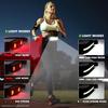 Hopedone Running Light, 230Wide-Angle 1000Lumens Night Waliking Light on Running Waist Belt Rechargeable Runners Safety Lights with Adjustable Large Pocket Fanny Packet for Runners Jogging (Black) view 3
