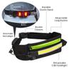 Hopedone Running Light, 230Wide-Angle 1000Lumens Night Waliking Light on Running Waist Belt Rechargeable Runners Safety Lights with Adjustable Large Pocket Fanny Packet for Runners Jogging (Black) view 4