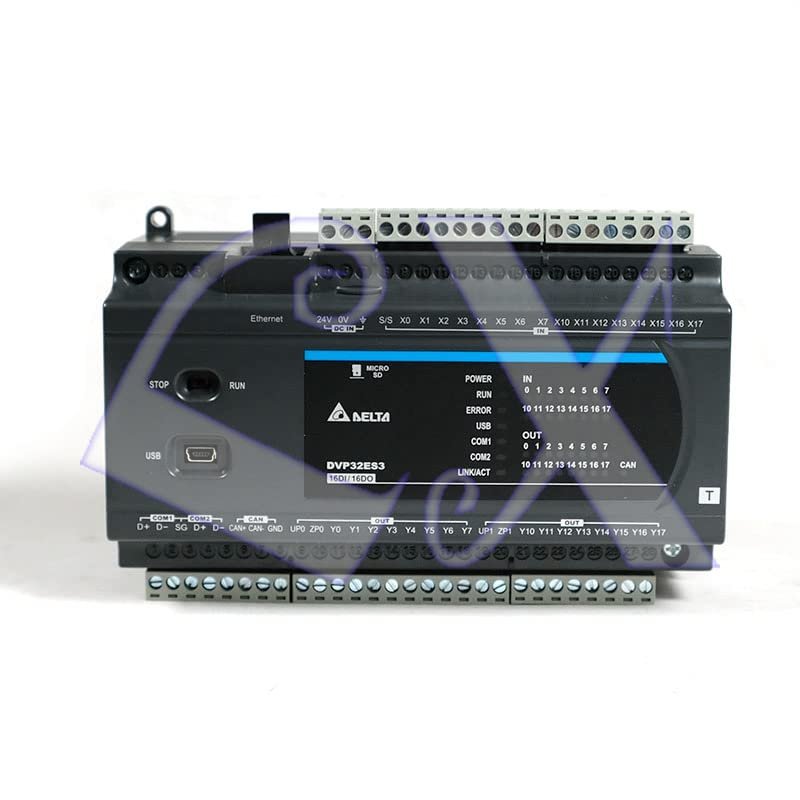 Davitu Motor Controller - Original Delta ES3 series DVP32ES311T 16DI 16DO with Ethernet CANopen 4 channels 200K pulse
