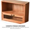 KESYOO Retro Wooden Desktop Organizer Durable Jewelry Organizer with DrawerDecoration Supplies view 3