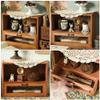 KESYOO Retro Wooden Desktop Organizer Durable Jewelry Organizer with DrawerDecoration Supplies view 4