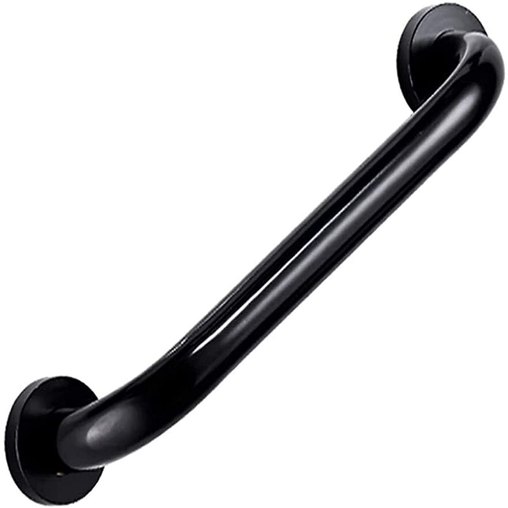 Anti Slip Shower Grab Bar Handle, Bathroom Grab Bar, Aluminum Handrails, Elderly Disabled Pregnant Women, Safety Slip Resistant, Bathtub, Toilet, Bathroom, Kitchen (Color : Black, Size : 40cm)