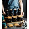 Storage Jars Spice Containers Set with Lids Ceramic Seasoning Box Seasoning Bottle Kitchen Seasoning Container Dust-proof Seasoning Jar with Lid Very Suitable for Home Use 7 Pieces Condiment Jar Spice view 3