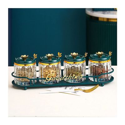 Storage Jars Spice Containers Set with Lids Transparent Seasoning Box with Lid Seasoning Container Seasoning Box Household Seasoning Jar Seasoning Storage Box Condiment Jar Spice Container