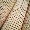 Queenbox 11.8x23.6in Open Mesh Rattan Cane Webbing, Weave Wicker Net Material for Furniture Cabinet Chair Seats Replacement Sofa Repair, Bleached view 1