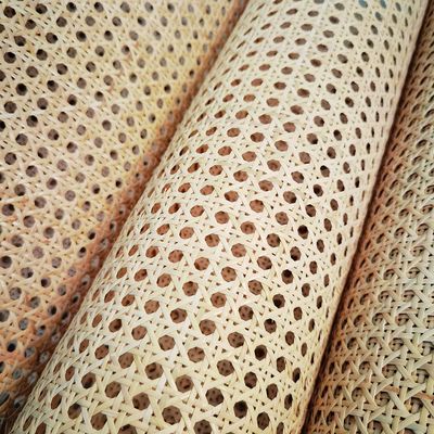 Queenbox 21.7x23.6in Open Mesh Rattan Cane Webbing, Weave Wicker Net Material for Furniture Cabinet Chair Seats Replacement Sofa Repair, Bleached