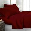 7 Piece Bed-in-A-Bag Comforter & Sheet Set 24" Deep Pocket, 100% Egyptian Cotton Super King Size, Burgundy, Sets Include - 1Comforter, 1Flat Sheet,1Fitted Sheet, 2Pillowcase & 2Pillowsham view 3