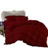 7 Piece Bed-in-A-Bag Comforter & Sheet Set 24" Deep Pocket, 100% Egyptian Cotton Super King Size, Burgundy, Sets Include - 1Comforter, 1Flat Sheet,1Fitted Sheet, 2Pillowcase & 2Pillowsham view 4